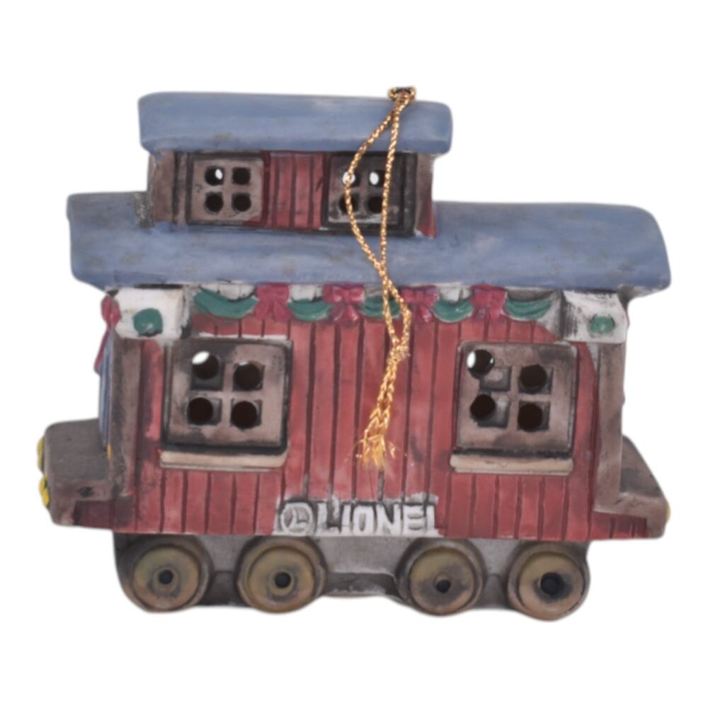 Lionel Train 1st Ed. Fine Porcelain Caboose 37-602 Christmas Ornament (wrong box